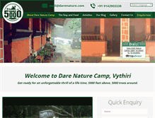 Tablet Screenshot of darenature.com